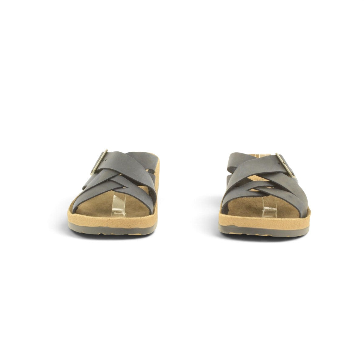 Freequency footwear Cross-strap Slide Sandal
