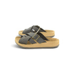 Freequency footwear Cross-strap Slide Sandal