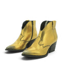 Juice Gold Metallic Western Bootie