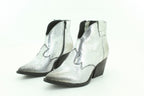 Juice Silver Metallic Western Bootie