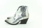 Juice Silver Metallic Western Bootie