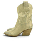 Juice Mid-calf Cowboy Boot in Soft Champagne