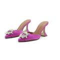 Pedro Miralles Fuchsia Satin Mule