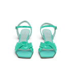 Zinda Mint Patent Leather Heeled Sandal