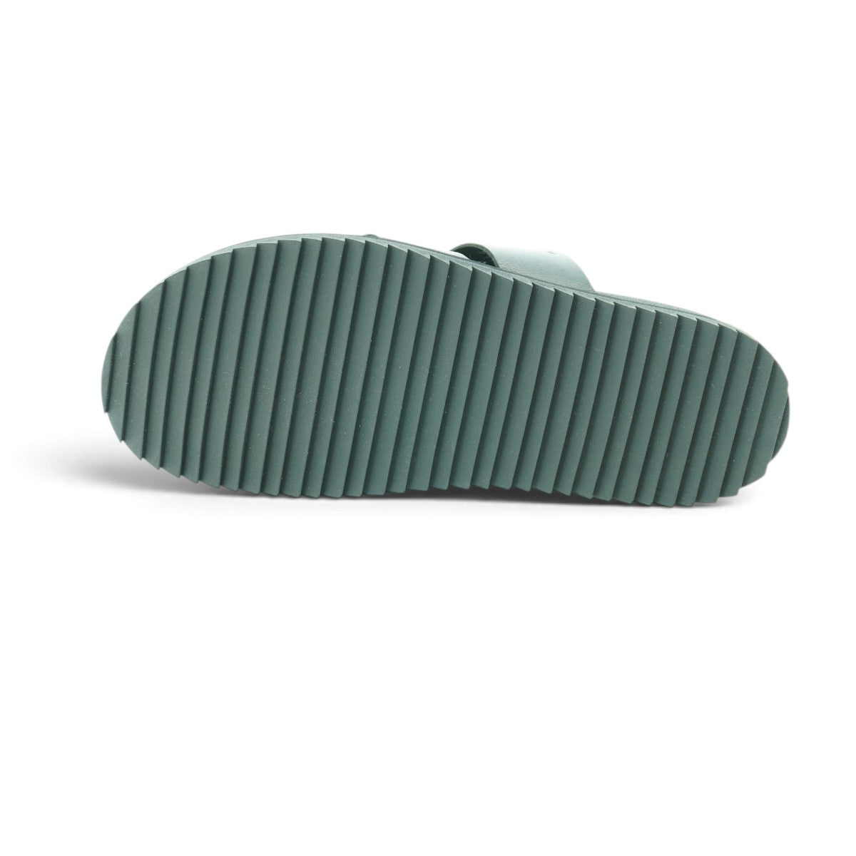 Ambitious Wide-strap Crossover Slide in Smooth Black