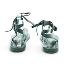 As98 Flat Toe-ring Sandal in Beautifully Distressed Black