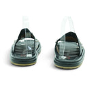As98 Wide-strap Slide in Black Pebbled