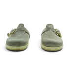 As98 Closed-toe Mule in Beautifully Distressed Olive