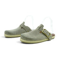 As98 Closed-toe Mule in Beautifully Distressed Olive