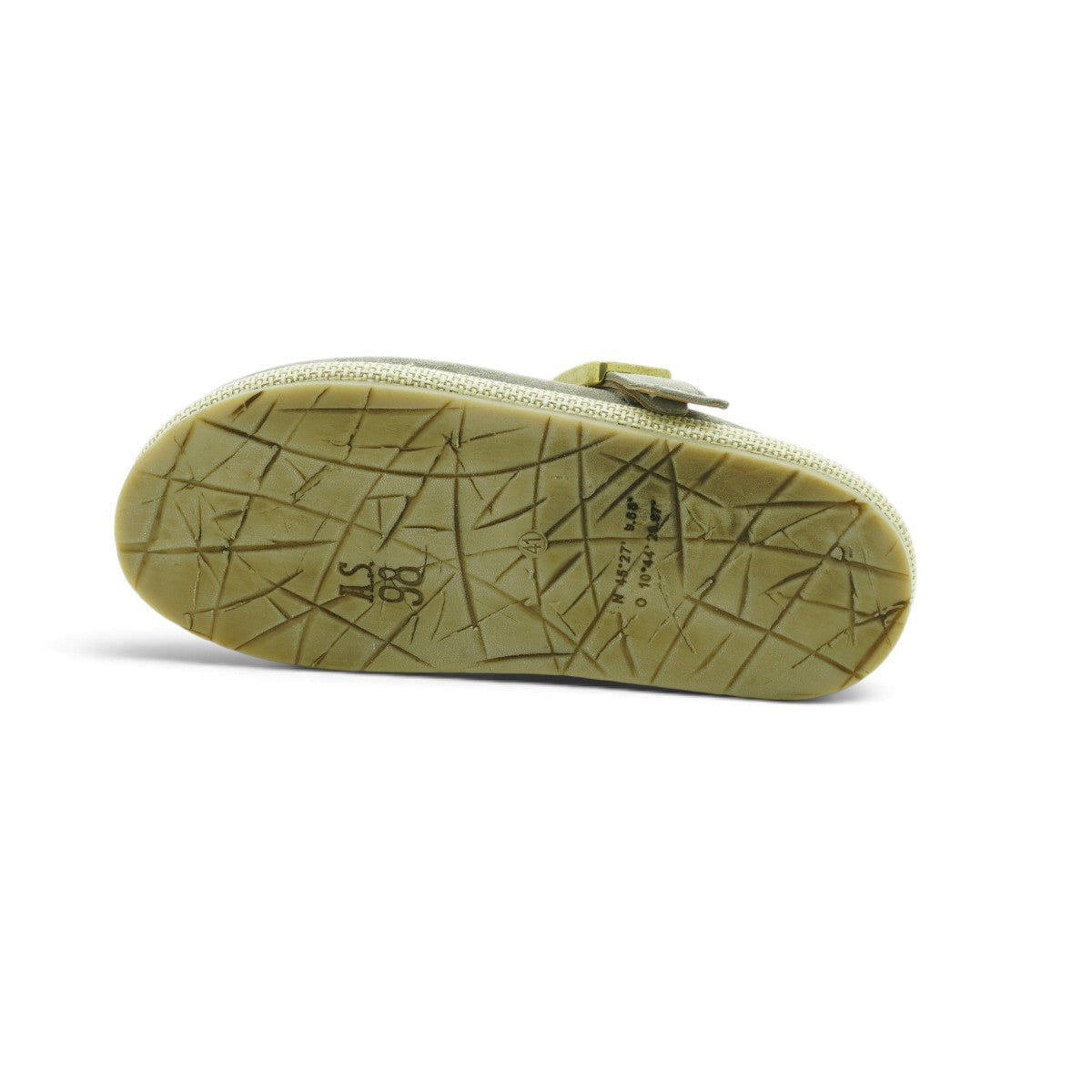 As98 Closed-toe Mule in Beautifully Distressed Olive