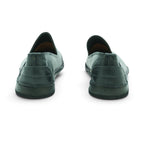 As98 Slip-on Loafer in Rich Dark Green Pebbled