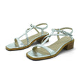 Wonders Strappy Low Block Heel Sandal
