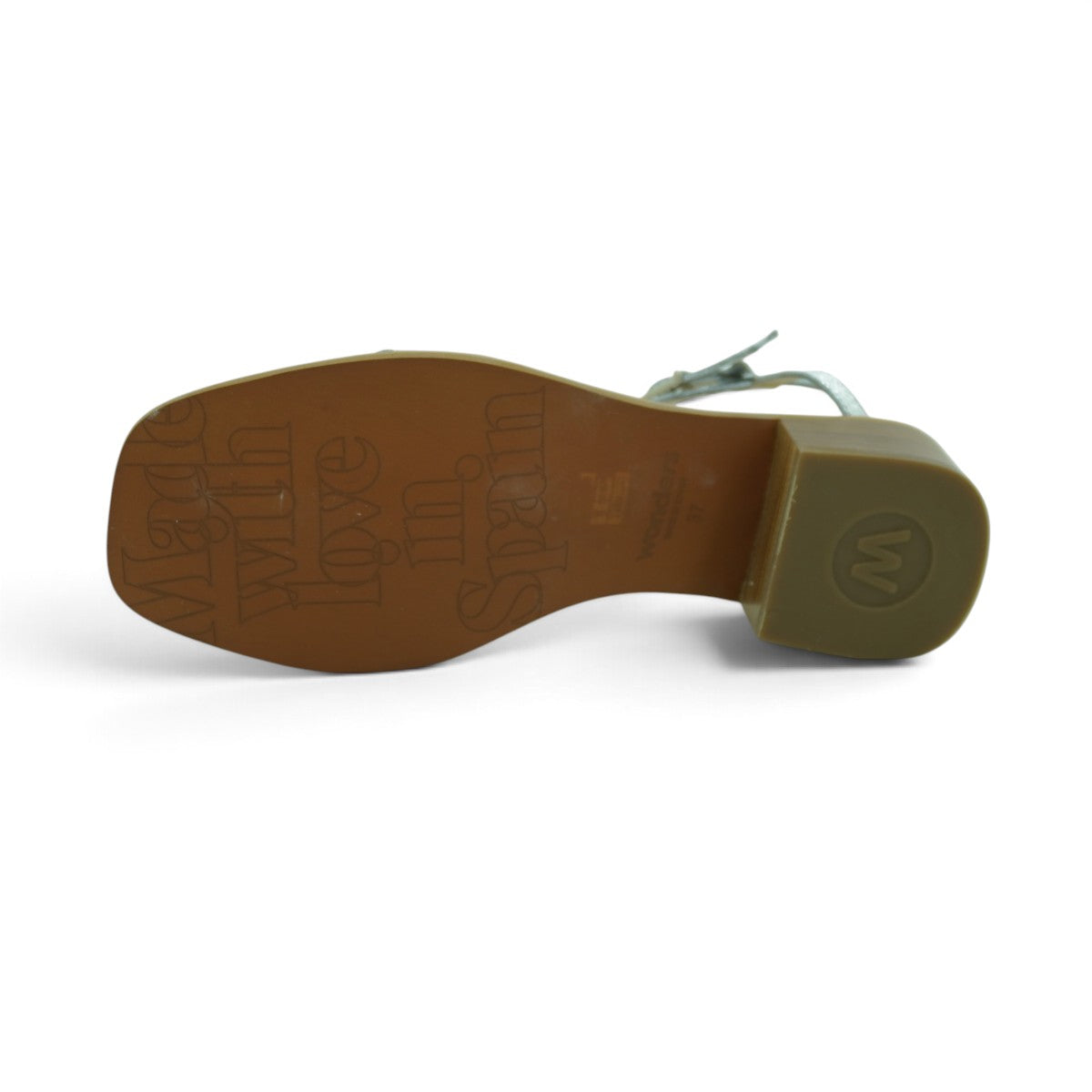 Wonders Strappy Low Block Heel Sandal