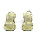 Wonders Platform Block Heel Sandal