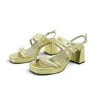Wonders Platform Block Heel Sandal