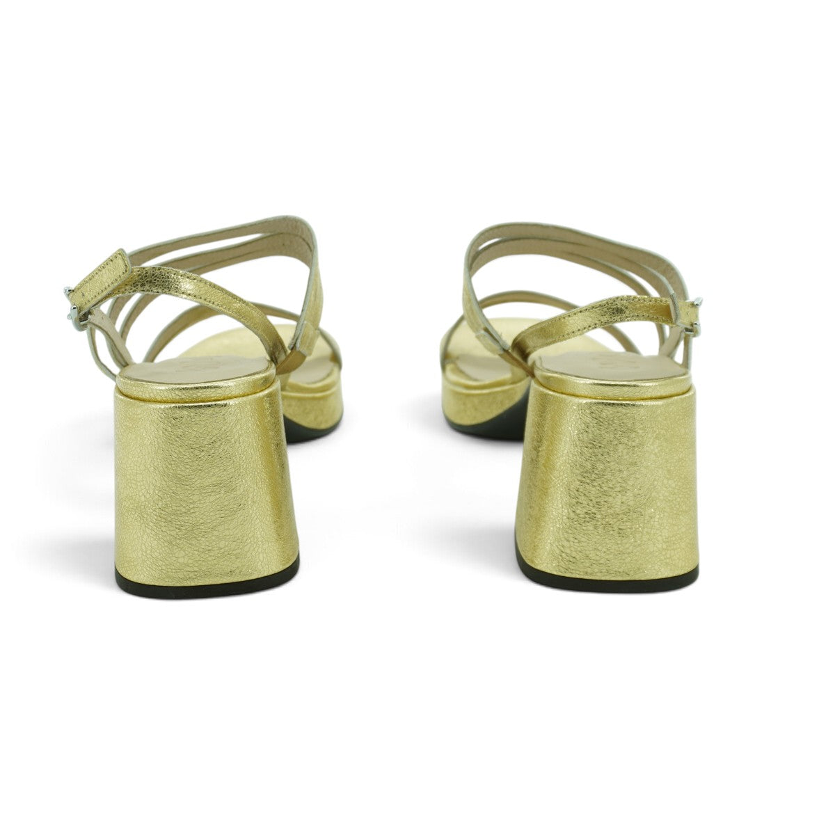 Wonders Platform Block Heel Sandal