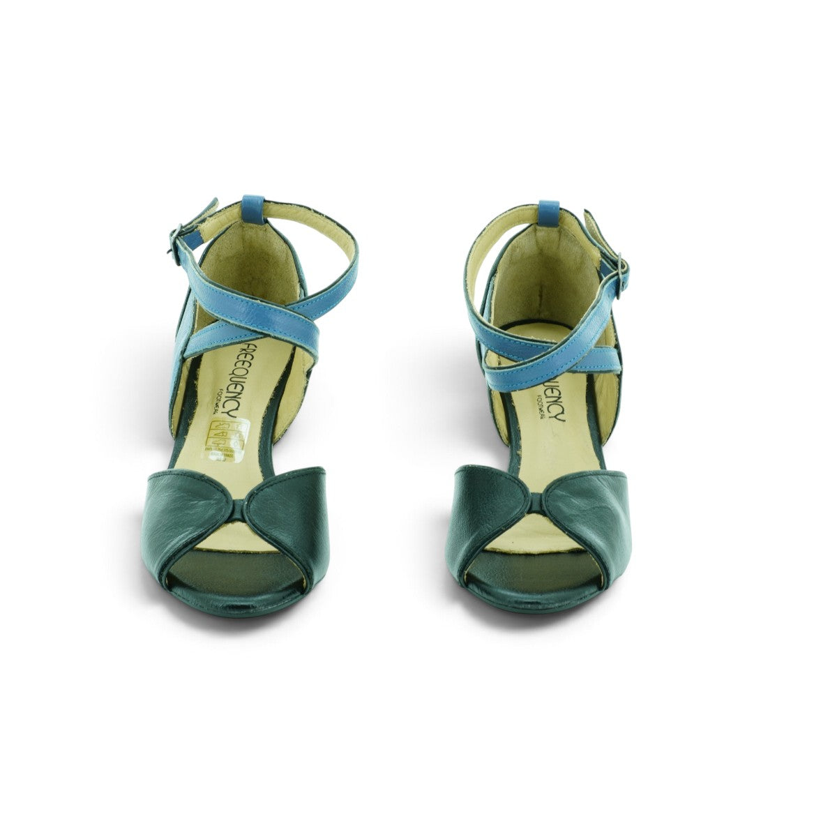 Freequency Two-tone Heel Sandal