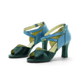 Freequency Two-tone Heel Sandal
