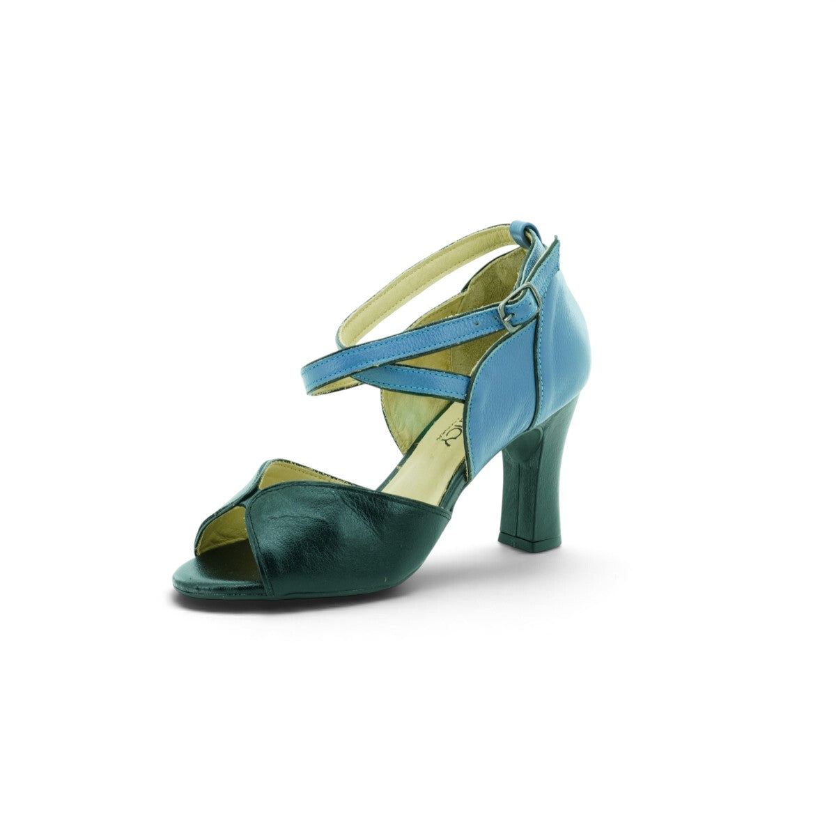 Freequency Two-tone Heel Sandal