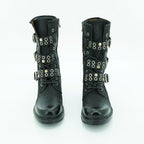A.S. 98 Biker Boot in Supple Black | 2025ASW01