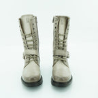 A.S. 98 Mid-calf Lace-up Boot in Soft Stone | 2025ASW03