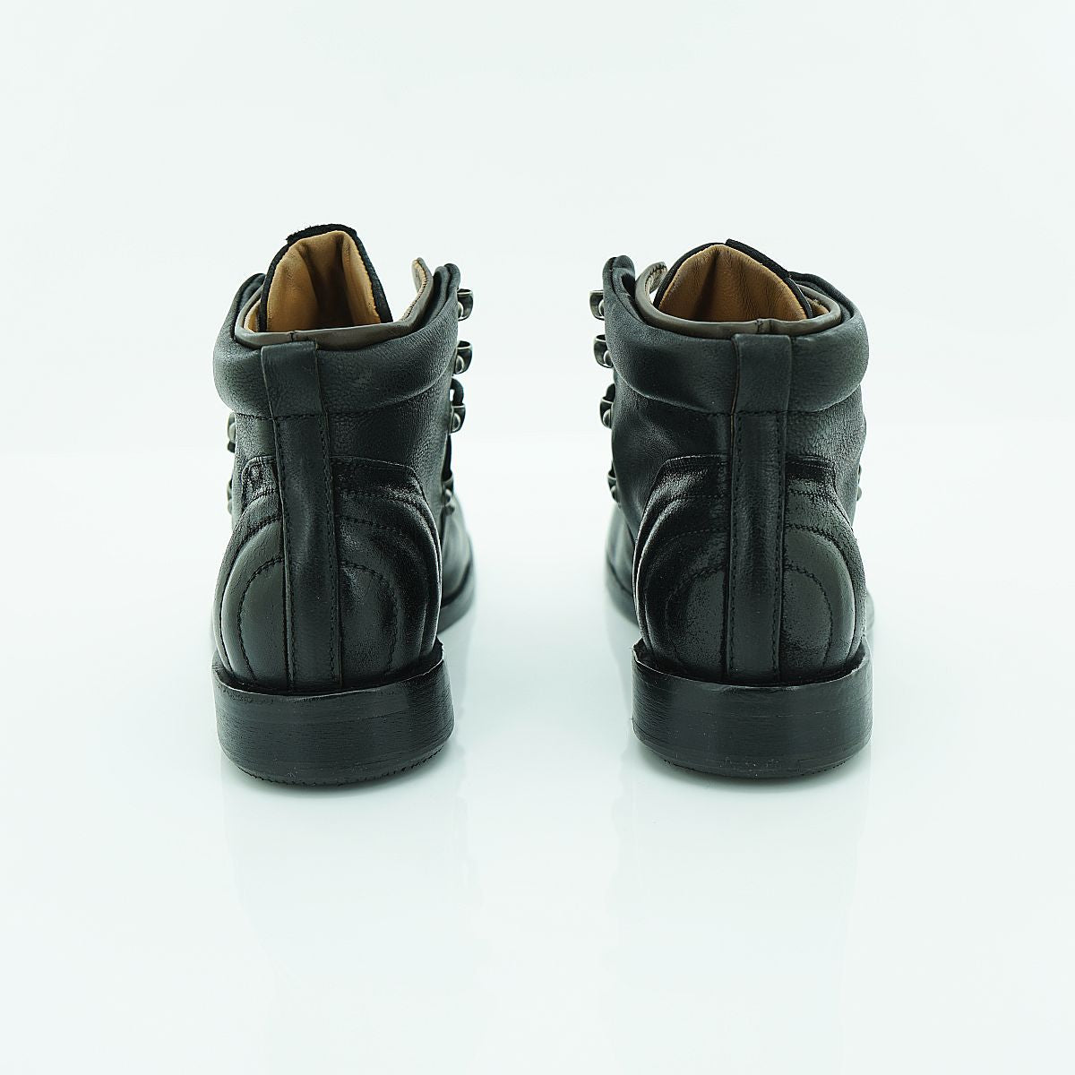 A.S. 98 Hiker-inspired Ankle Boot in Supple Black | 2025ASW19