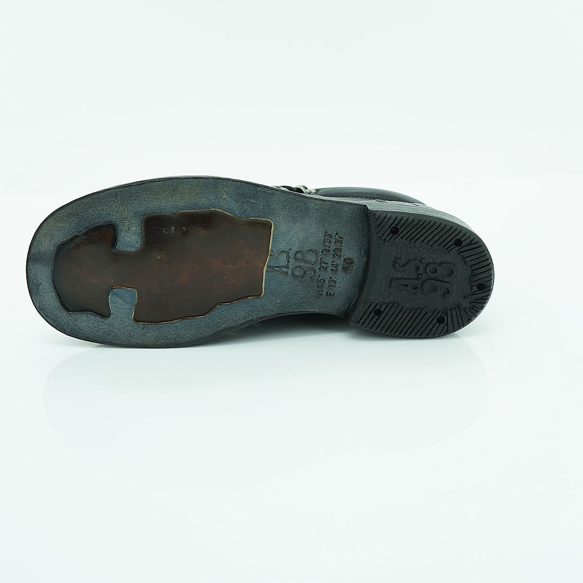 A.S. 98 Hiker-inspired Ankle Boot in Supple Black | 2025ASW19