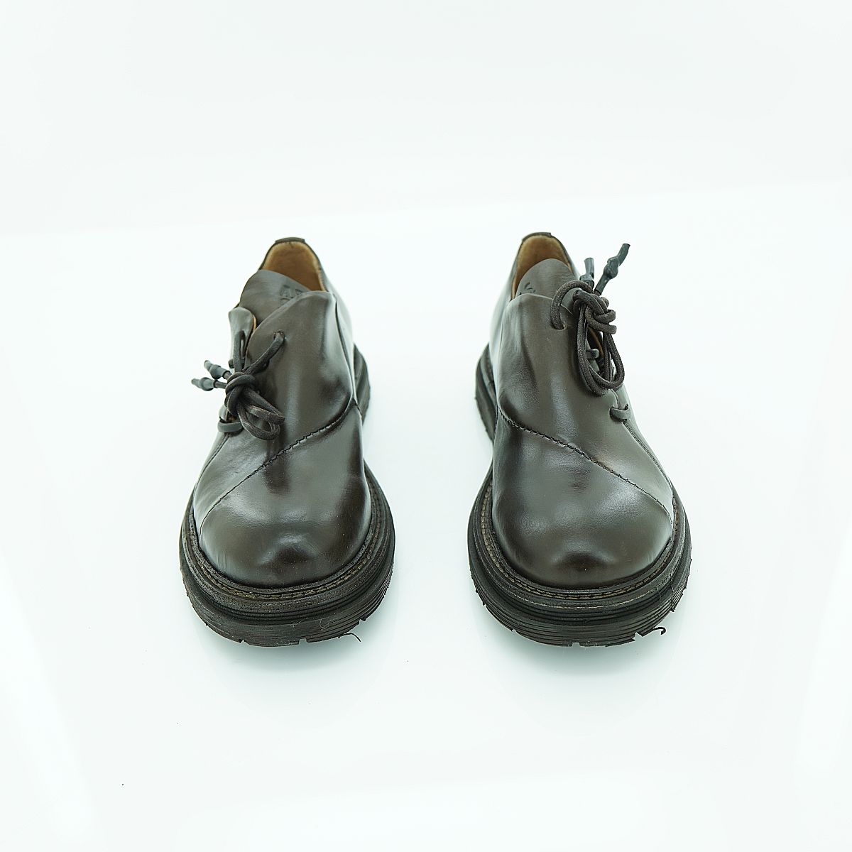 A.S. 98 Derby Shoe in Rich Dark Chocolate Burnished | 2025ASW21