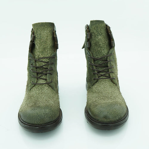 A.S. 98 Combat Boot in Extraordinary Distressed Olive | 2025ASW22