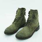 A.S. 98 Combat Boot in Extraordinary Distressed Olive | 2025ASW22