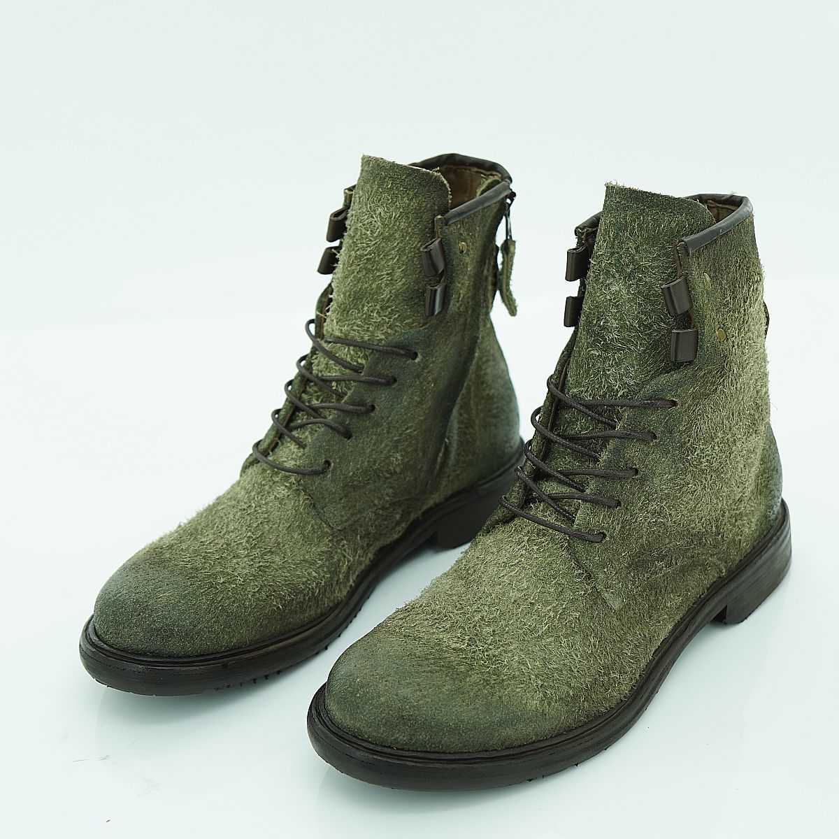 A.S. 98 Combat Boot in Extraordinary Distressed Olive | 2025ASW22