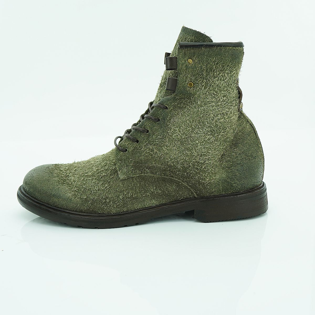 A.S. 98 Combat Boot in Extraordinary Distressed Olive | 2025ASW22