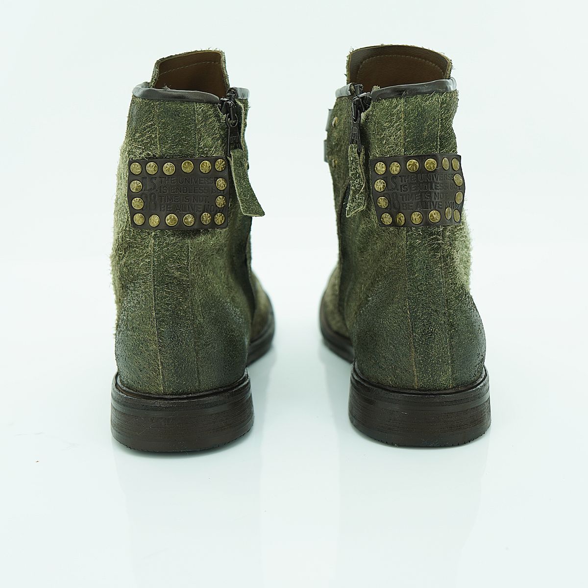 A.S. 98 Combat Boot in Extraordinary Distressed Olive | 2025ASW22