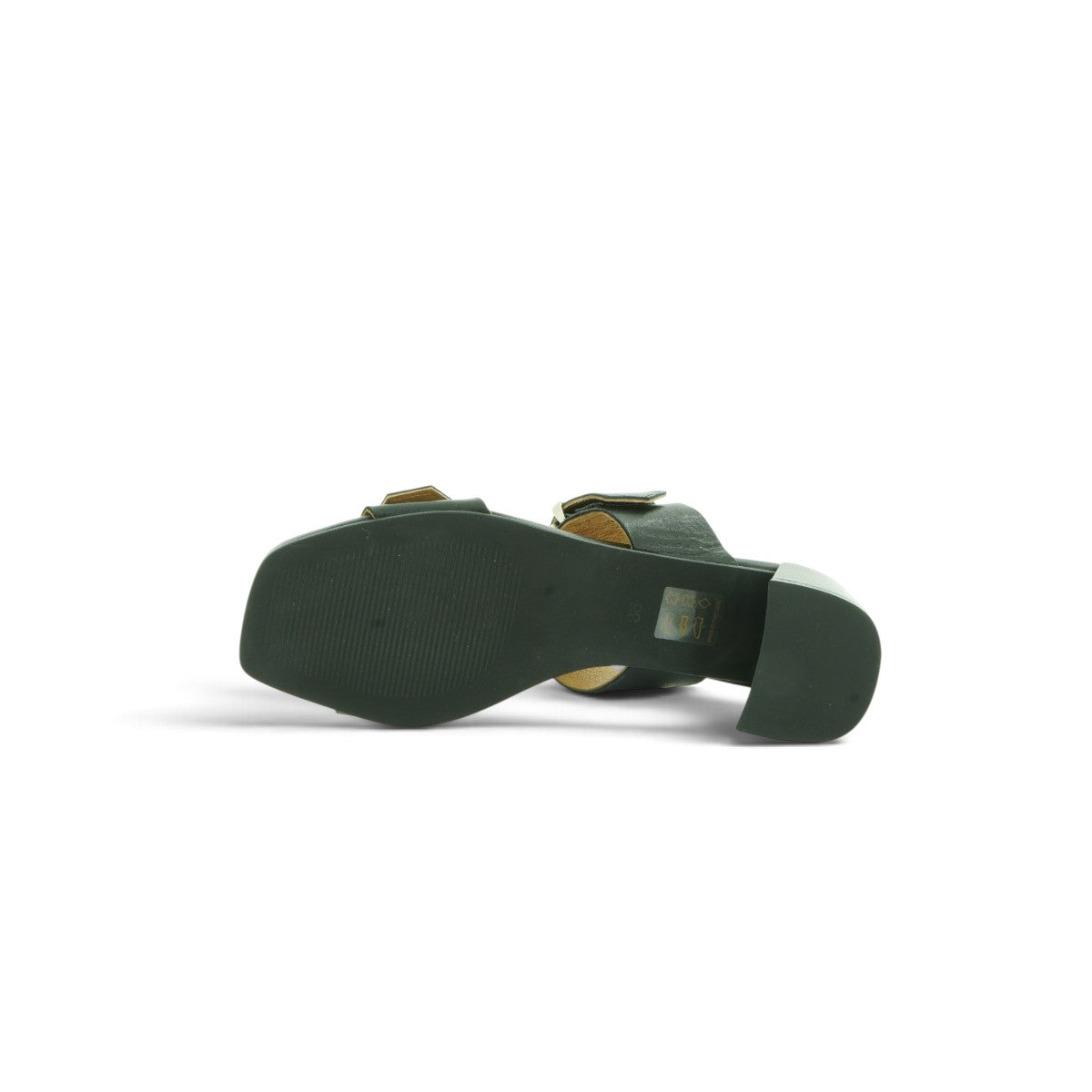 Crea Double-strap Heeled Mule