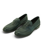 EV Classic Penny Loafer in Rich Navy Tumbled