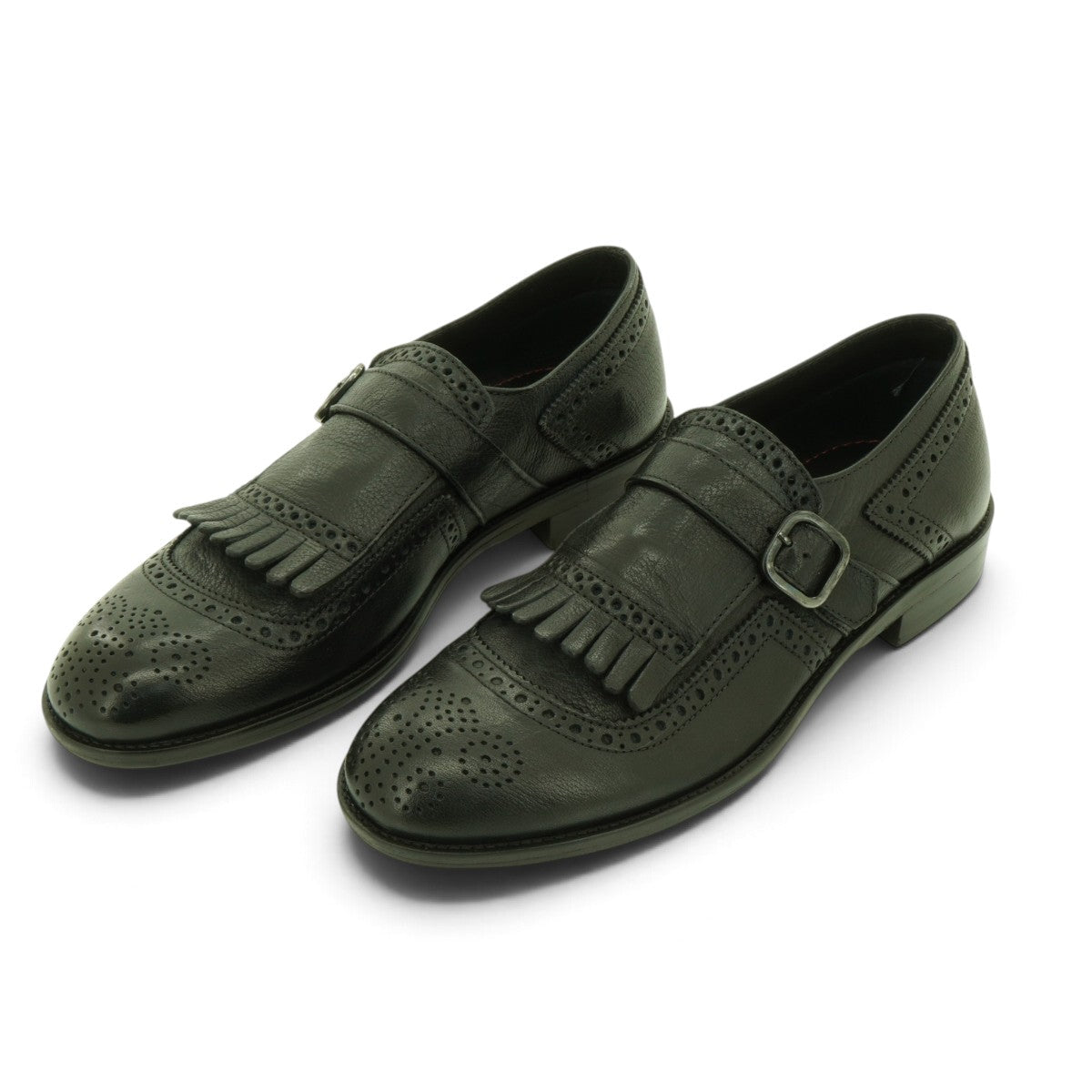 EV Brogue Monk Strap