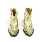 EV Metallic Gold Ankle Boot