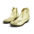 EV Metallic Gold Ankle Boot