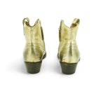 EV Metallic Gold Ankle Boot