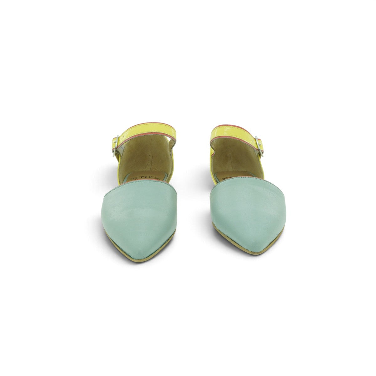Fly London Colour-block Pointed-toe Flat