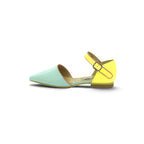 Fly London Colour-block Pointed-toe Flat