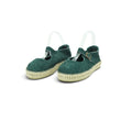 Fly London T-bar Espadrille in Rich Dark Green