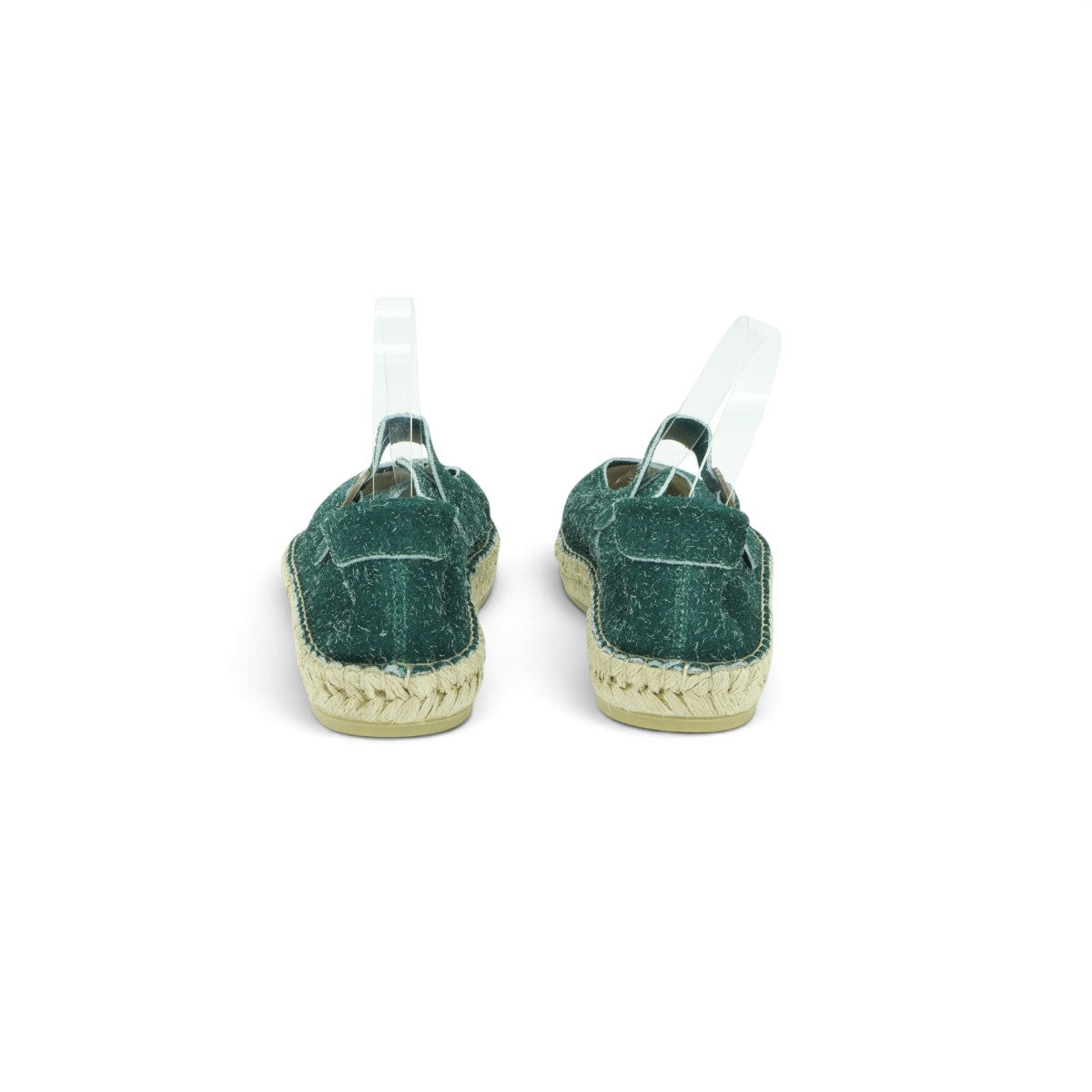 Fly London T-bar Espadrille in Rich Dark Green