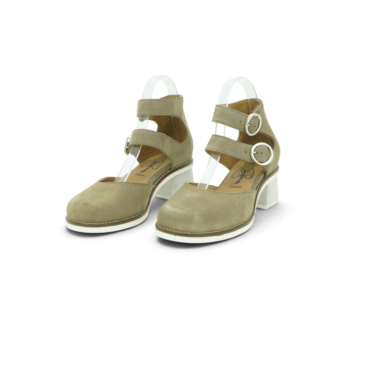 Fly London Double-strap Heeled Sandal
