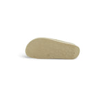 Fantasy Sandals Double-strap Platform Slide in Beige Croc-embossed