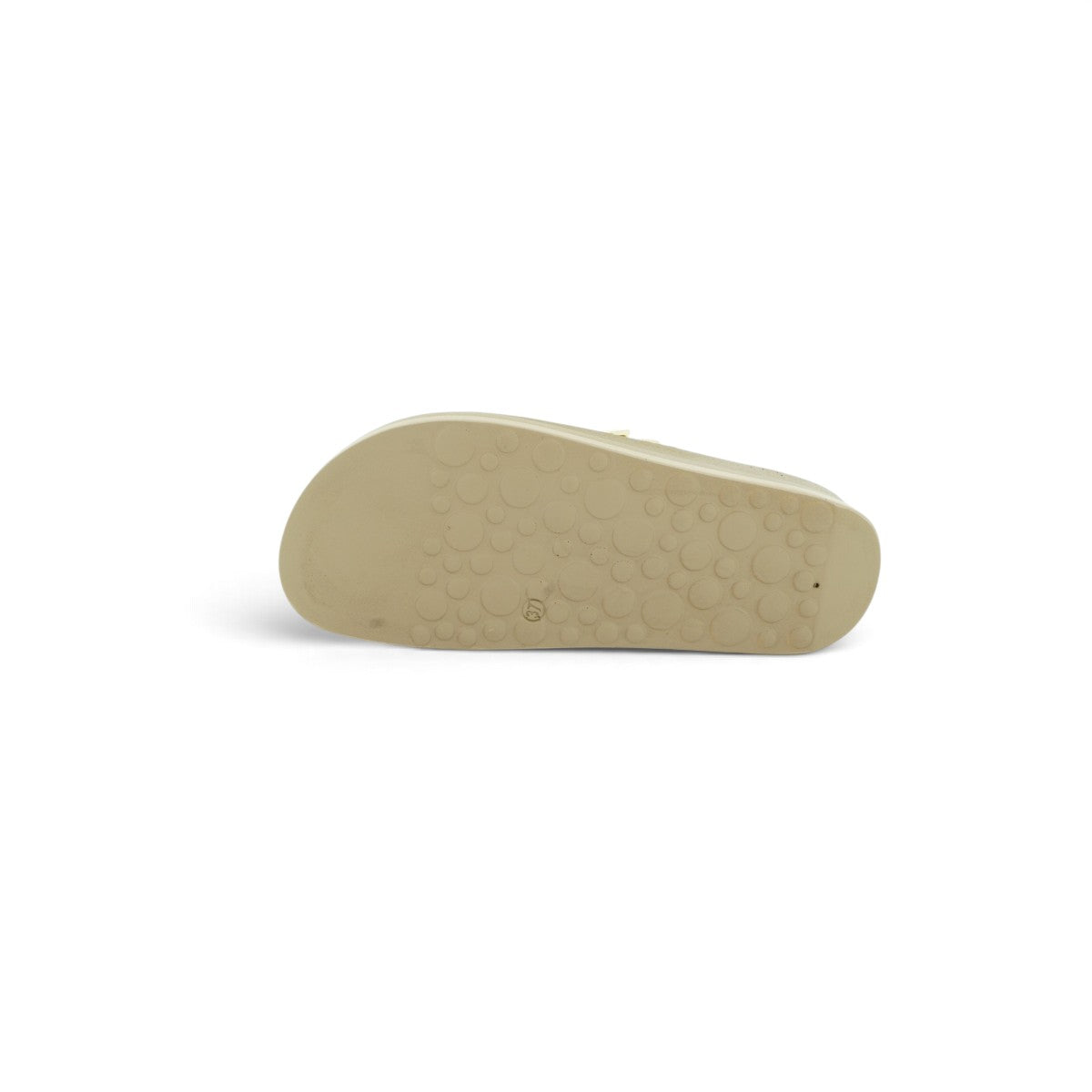 Fantasy Sandals Double-strap Platform Slide in Beige Croc-embossed