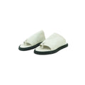 History Wide-strap Toe-post Slide in Soft Cream