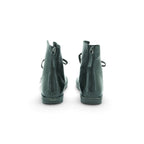 History Open-toe Lace-up Boot in Supple Black