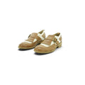 History Brogue Monk Strap in Tan and Cream