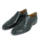 Martire Cap-toe Oxford in Polished Black